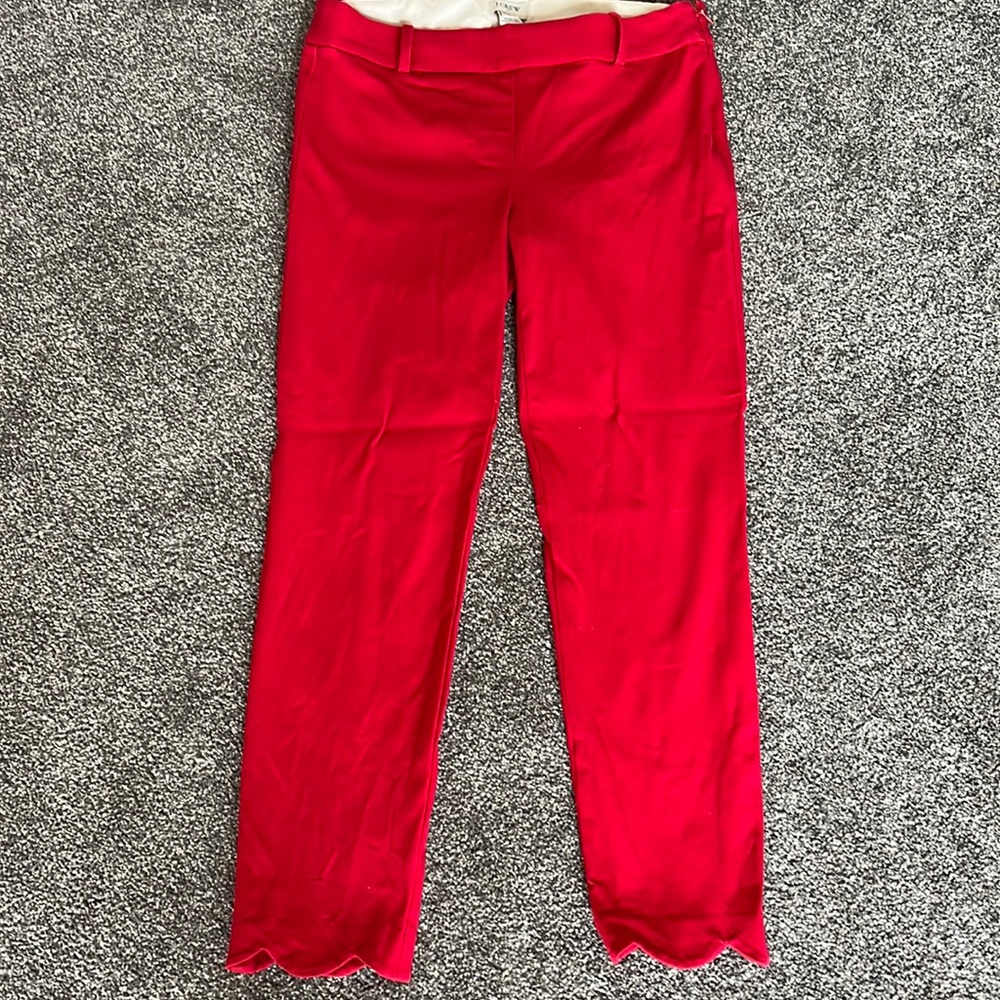 J. Crew Scalloped Bottom Pants